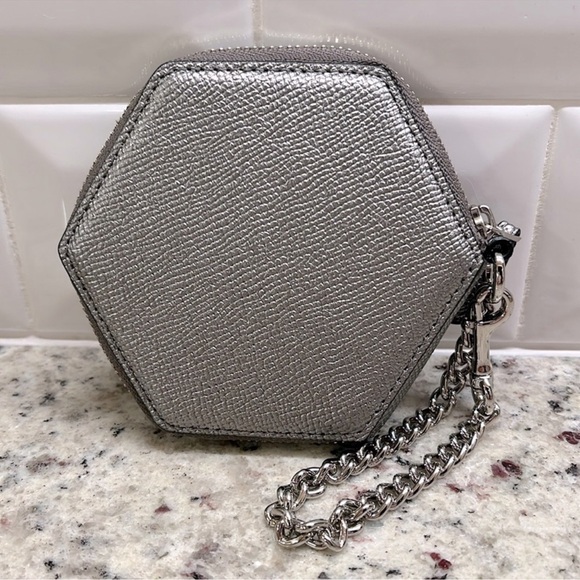 Coach Snowflake Coin Case Wristlet NWT - Picture 4 of 10